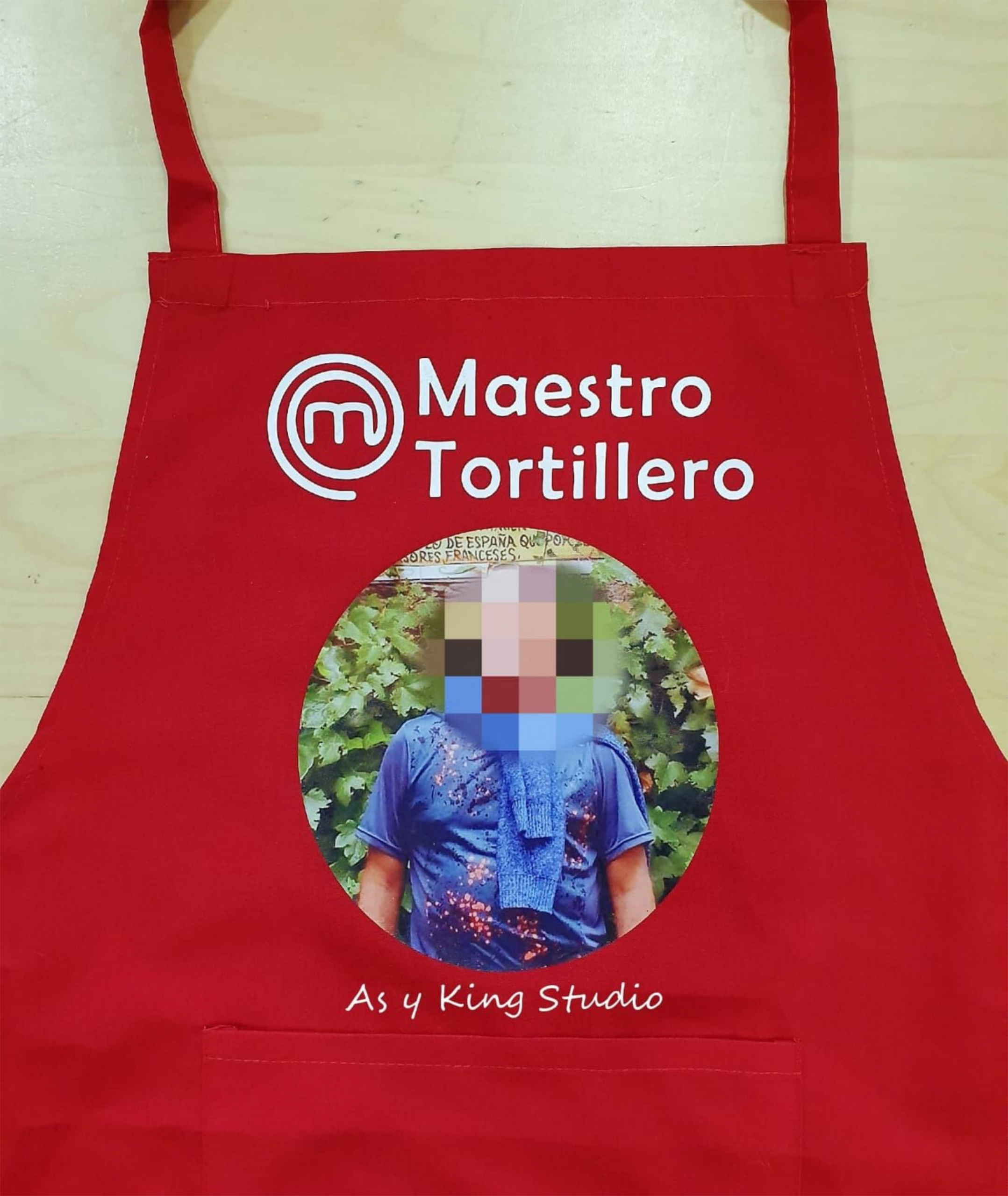 Delantal Personalizado tela algodón y poliéster varios colores Ref: 4746 - Imagen 5