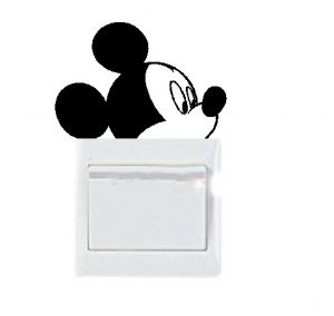 Vinilo decorativo pegatina pared interruptor, cristal, puerta, coche