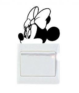 Vinilo decorativo pegatina pared interruptor, cristal, puerta, coche