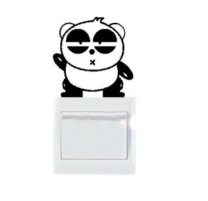 Vinilo decorativo oso panda