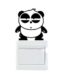 Vinilo decorativo oso panda