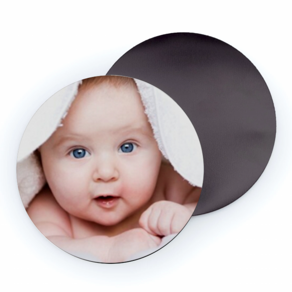 Imán flexible redondo personalizado
