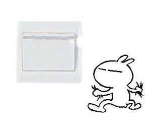 Vinilo decorativo pegatina pared interruptor, para interruptor o enchufe