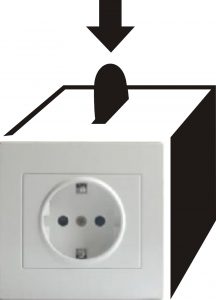 Vinilo decorativo pegatina pared interruptor, cristal, puerta, coche - hucha