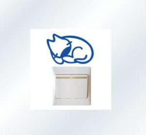 Vinilo decorativo pegatina pared interruptor, cristal, puerta, coche