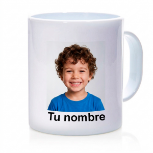 Taza de plástico irrompible persinalizada
