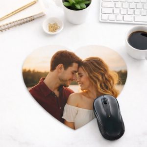 Alfombrilla de ratón personalizada (corazón)