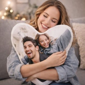 Cojin personalizado corazón