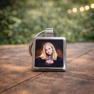 Llavero metálico personalizado (cuadrado)