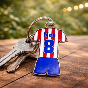 Llavero metálico personalizado (camiseta)