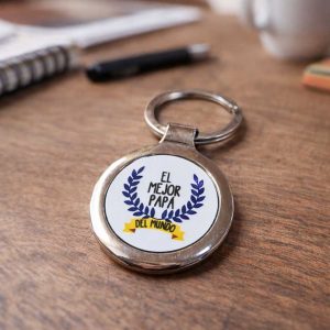 Llavero metálico personalizado (redondo)