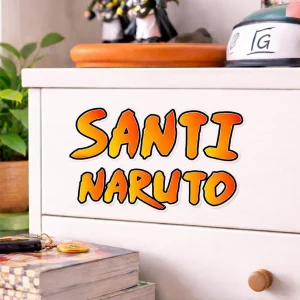 pegatina naruto nombre personalizado
