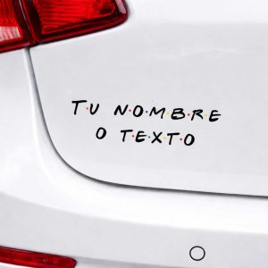 Pegatina vinilo texto o nombre personalizado con letras Friends