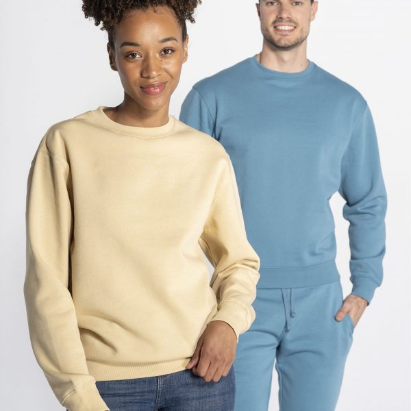 Sudadera unisex sin capucha, adulto