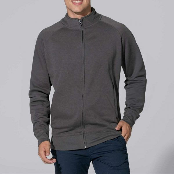 Sudadera de hombre con cremallera entera