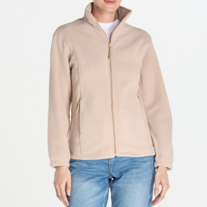 Forro polar para mujer con cremallera entera