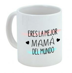 Taza de cerámica regalo para mamá, día de la madre, eres la mejor mamá del mundo