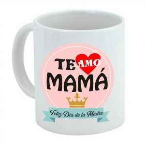 Taza de cerámica regalo para mamá, te amo mamá