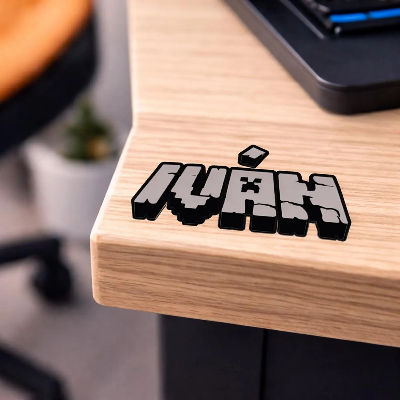 Pegatina nombre minecraft