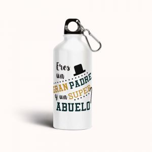 Botella cantimplora de aluminio para abuelo, gran padre y un super abuelo