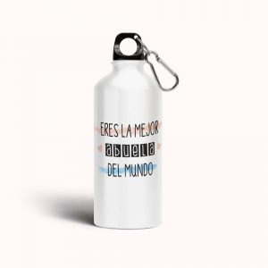 Botella cantimplora de aluminio para abuela, eres la mejor abuela del mundo