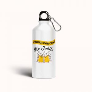 Botella cantimplora de aluminio para Jubilación, me jubilo