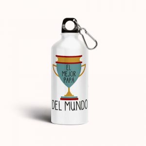 Botella cantimplora de aluminio para papá, el mejor papá del mundo 01