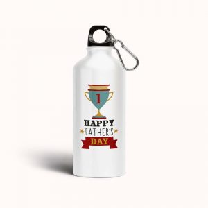 Botella cantimplora de aluminio para papá, happy father's day 02