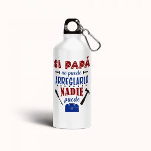 Botella cantimplora de aluminio para papá, nadie puede