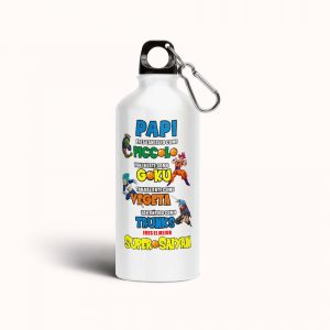 Botella cantimplora de aluminio para papá, papi anime
