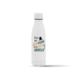 Botella termo de acero inoxidable regalo para abuelo, no puedo quererte más