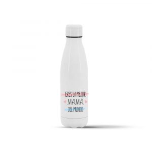 Botella termo de acero inoxidable regalo para mamá, la mejor mamá del mundo 01