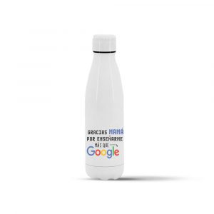Botella termo de acero inoxidable regalo para mamá, más que google
