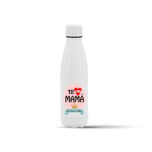 Botella termo de acero inoxidable regalo para mamá, te amo mamá