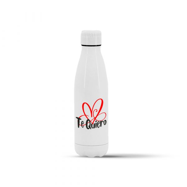 Botella termo de acero inoxidable, San Valentín, Te quiero