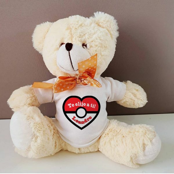 Osito personalizado, te elijo a ti Pokemon