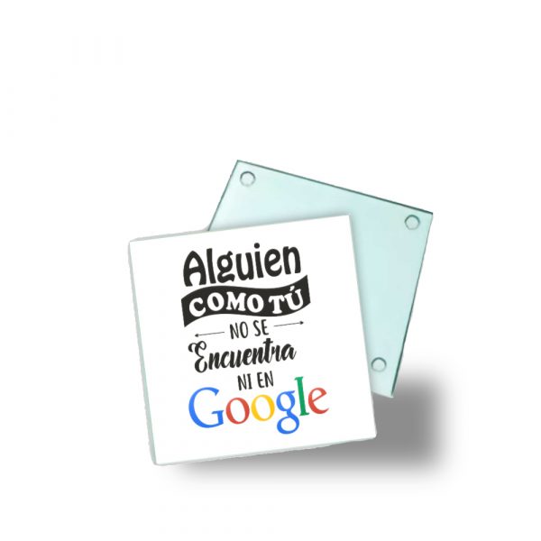Posavasos de cristal, no se encuentra ni en Google
