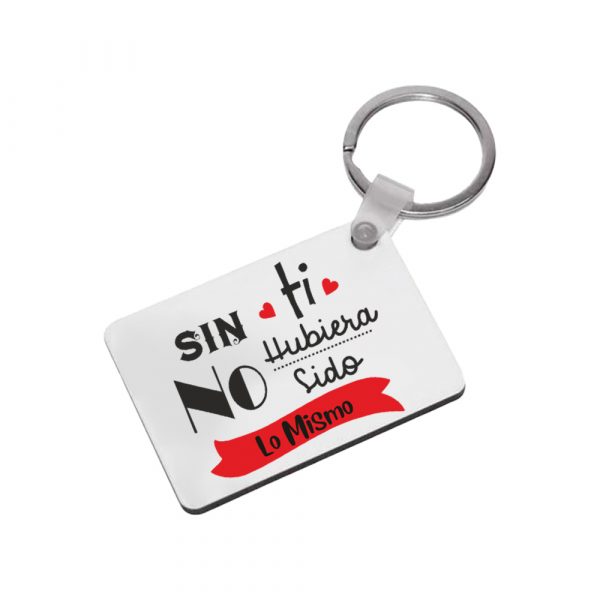 Llavero para San Valentín, no hubiera sido lo mismo