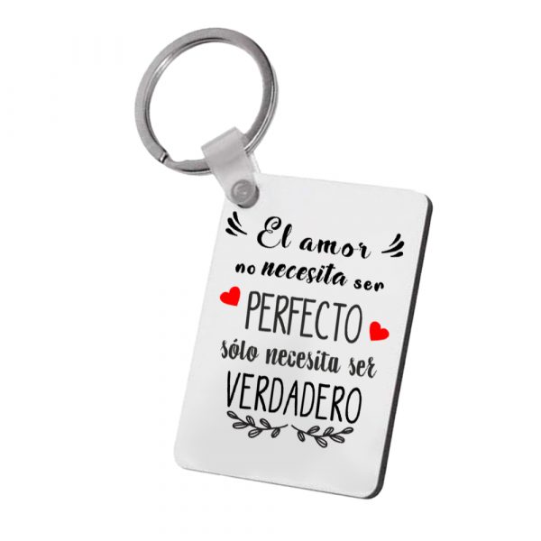 Llavero para San Valentín, amor verdadero