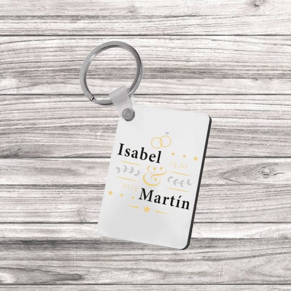 Llavero personalizado, San Valentín, aniversario