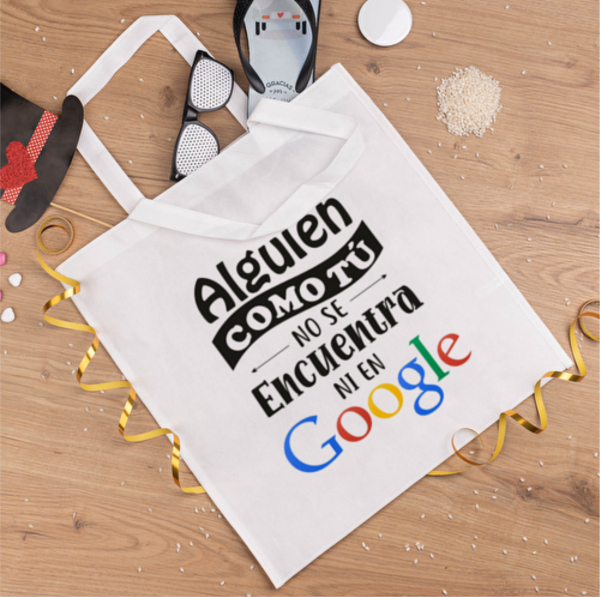 Bolsa de tela, no se encuentra ni en google