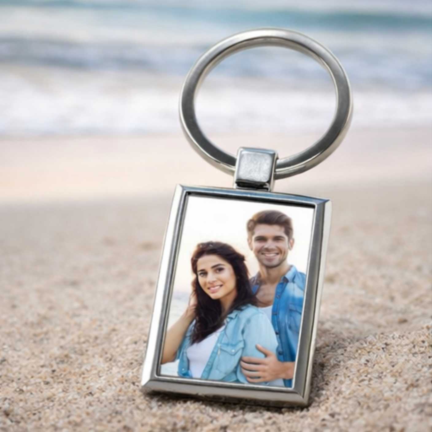 Llavero metálico personalizado (rectangular) - Imagen 3