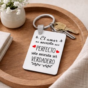 Llavero para San Valentín, amor verdadero