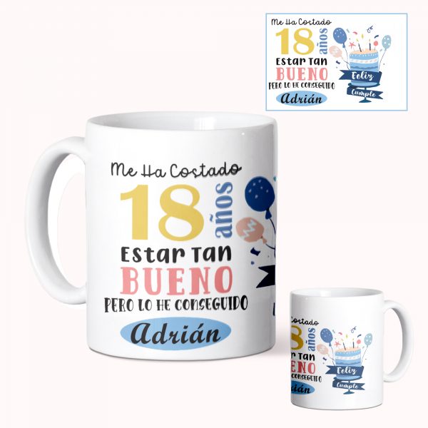 Taza de cerámica personalizada, cumpleaños, Estar tan bueno