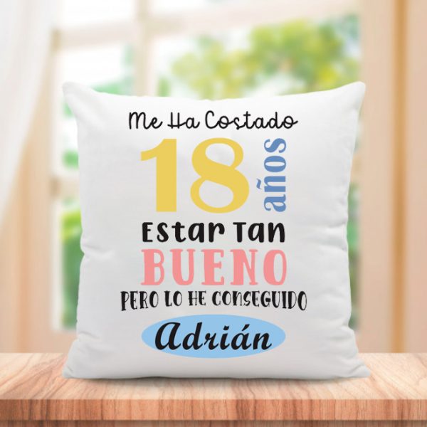 Cojín personalizado, cumpleaños, estar tan bueno