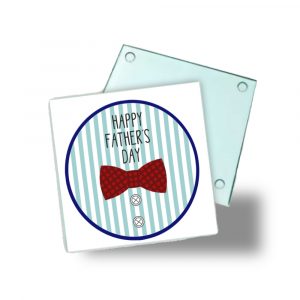 Posavasos de cristal para papá, Happy Father's Day