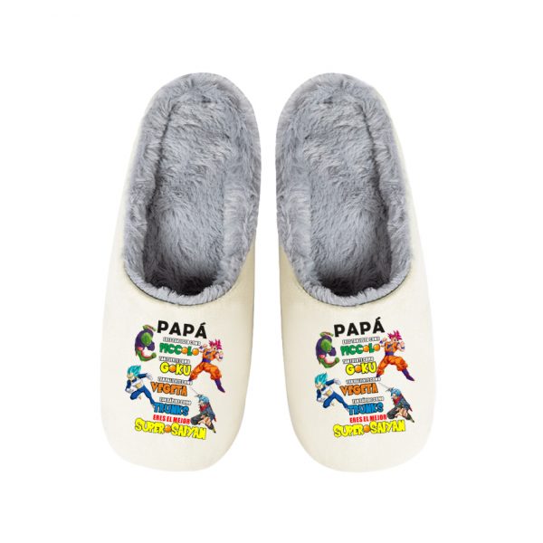 Pantuflas / Zapatillas de casa, día del padre, papá Saiyan, Goku