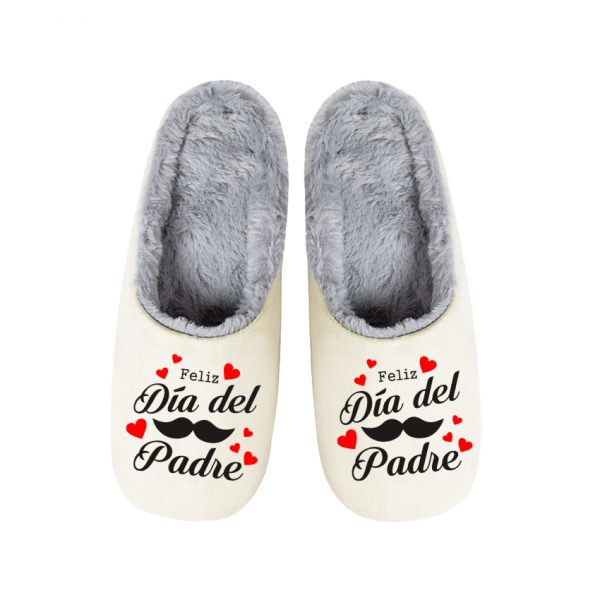 Pantuflas / Zapatillas de casa, día del padre, Feliz día del padre