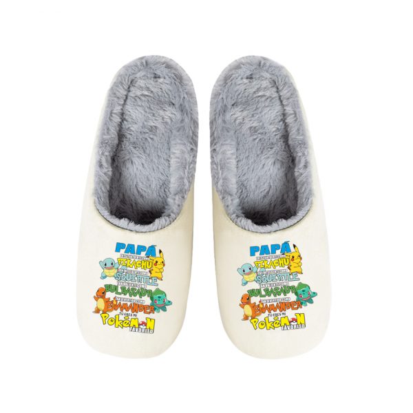 Pantuflas / Zapatillas de casa, día del padre, papá Pikachu