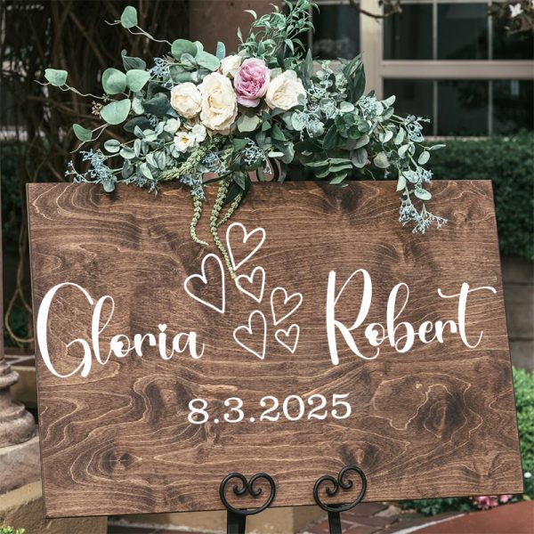 Pegatina boda, personalizada